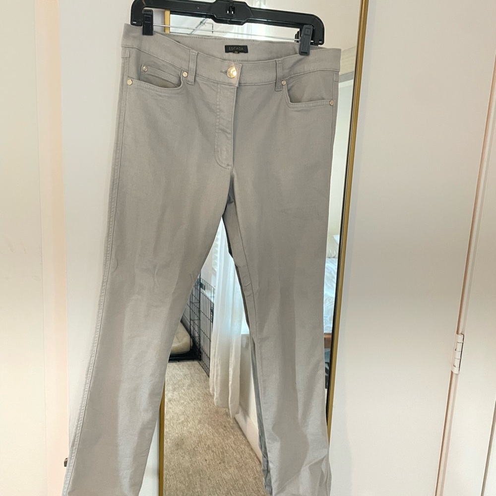Escada straight leg pants